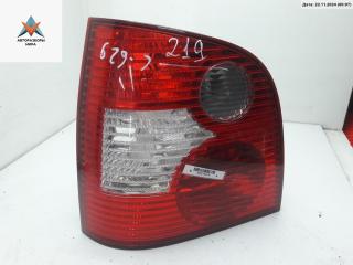 фонарь задний левый Volkswagen Polo 4 поколение 2002, 1.4 л., дизель, МКПП, чёрный, хетчбэк 5 дв., 6Q6945095G