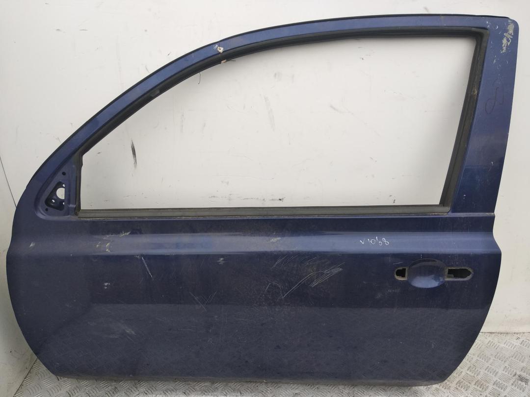 дверь сдвижная Nissan Micra K12 2003, синий, хетчбэк 3 дв.