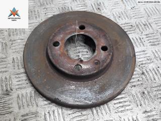 диск тормозной передний Volkswagen Golf 3 поколение 1997, 1.6 л., бензин, МКПП, красный, хетчбэк 5 дв.