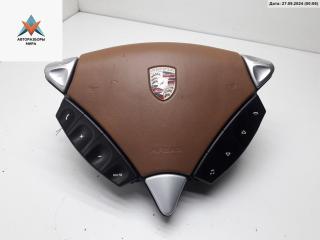 подушка безопасности водителя Porsche Cayenne 955 2003, 4.5 л., бензин, АКПП, чёрный, внедорожник 5 дв., 7L5880201CA