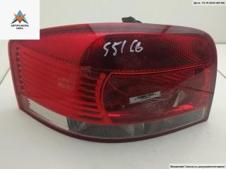 фонарь задний левый Audi A3 8P 2003, 1.9 л., дизель, МКПП, серый, хетчбэк 3 дв., 8P0945095
