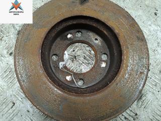 диск тормозной передний Volkswagen Golf 3 поколение 1997, 1.6 л., бензин, МКПП, красный, хетчбэк 5 дв.