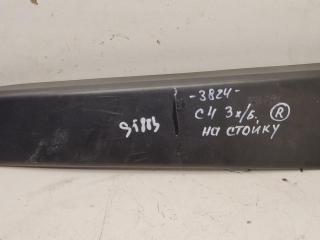 молдинг (накладка кузовная) Citroen C4 1 поколение 2004, 1.6 л., дизель, МКПП, чёрный, хетчбэк 3 дв., 9649990677