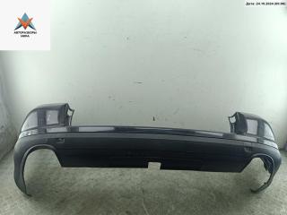 бампер задний Porsche Cayenne 955 2003, чёрный, внедорожник 5 дв.