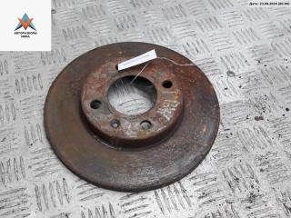 диск тормозной передний Volkswagen Golf 3 поколение 1995, 1.6 л., бензин, МКПП, зелёный, хетчбэк 3 дв.