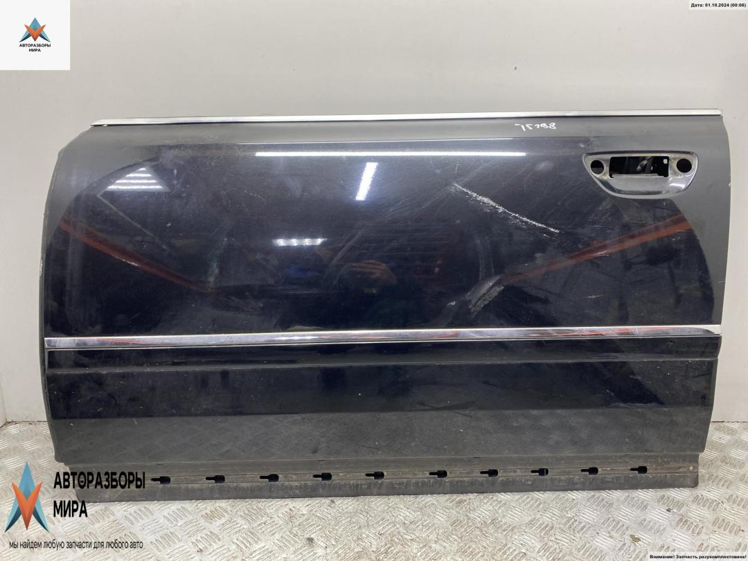 дверь сдвижная Audi A8 D3/4E 2004, чёрный, седан - фото №1