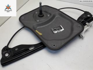 стеклоподъемник задний левый Skoda Fabia 2 поколение (5J) 2009, 1.2 л., бензин, МКПП, синий, хетчбэк 5 дв.