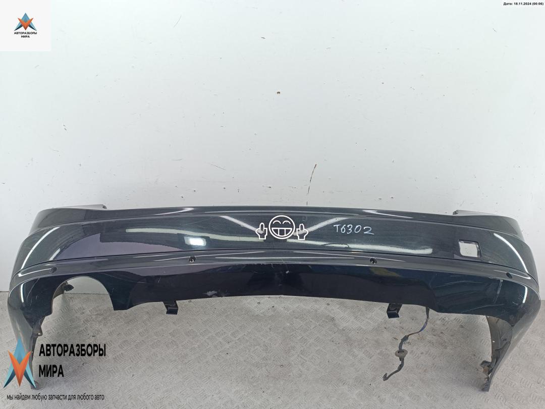 бампер задний Mercedes-Benz C-Класс W204/S204 2007, чёрный, универсал - фото №1