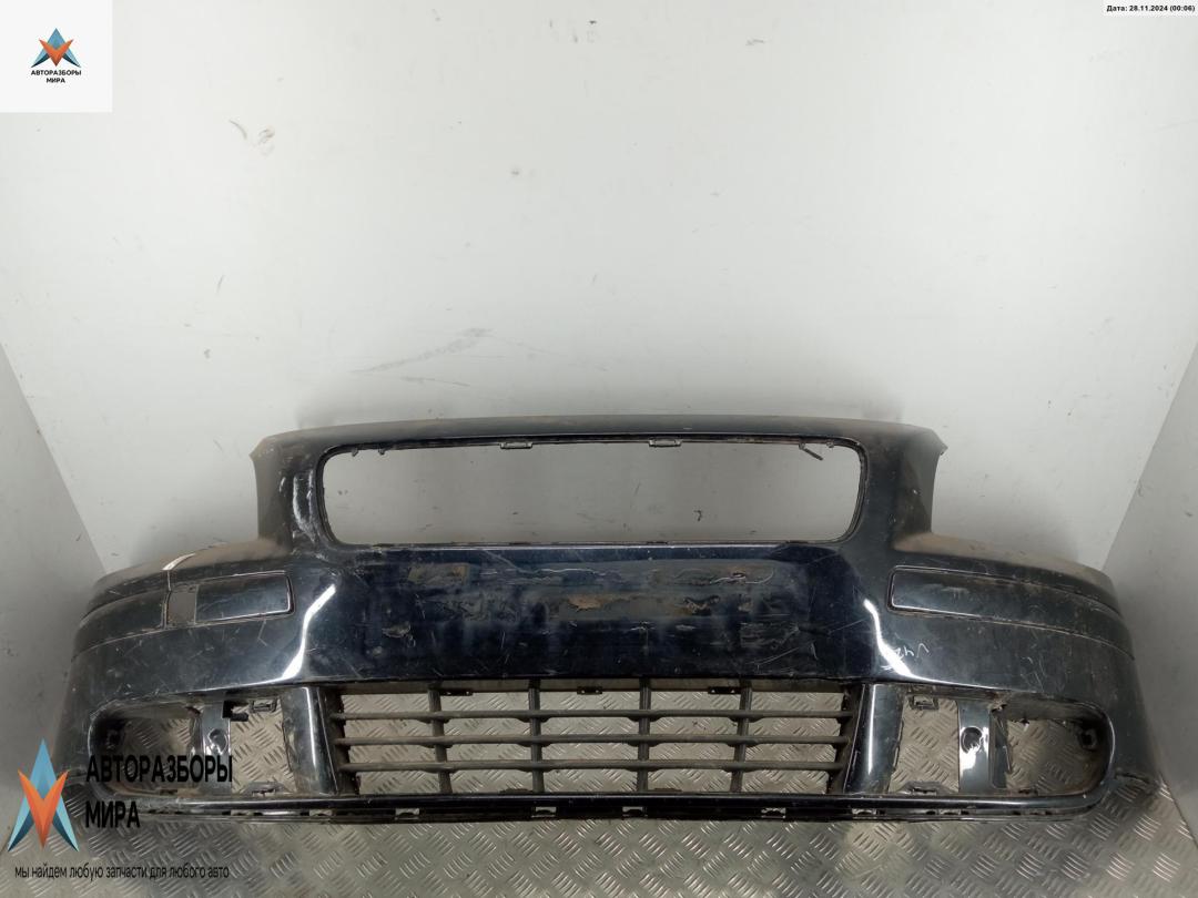 бампер передний Volvo S40 2 поколение 2005, дизель, чёрный, универсал - фото №1