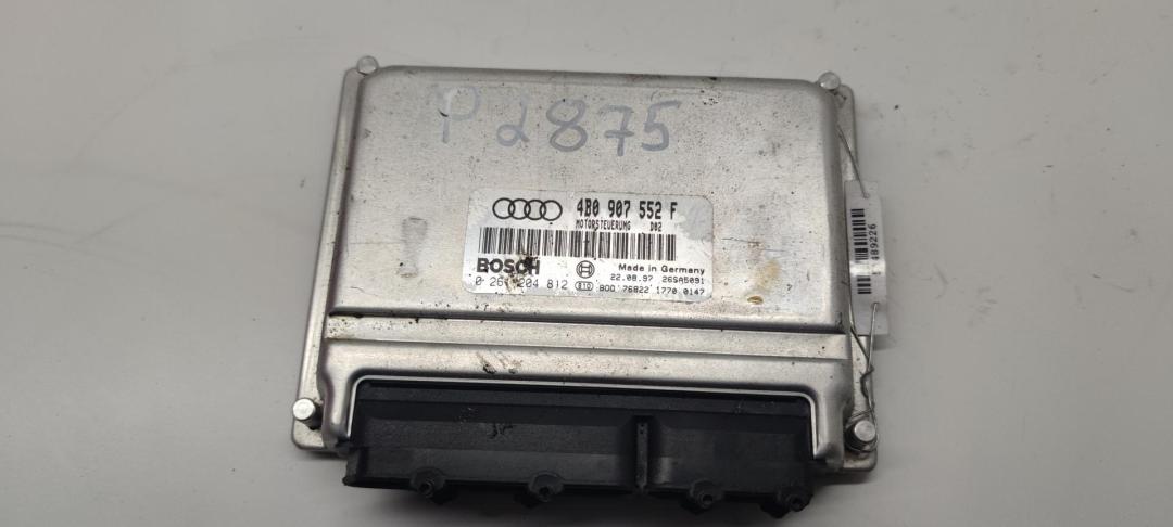 ЭБУ Audi A6 4B/C5 1997, 2.4 л., бензин, МКПП, красный, седан, 4B0907552F - фото №1