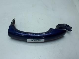 ручка наружная передняя левая Volkswagen Touareg 1 поколение 2003, 4.2 л., бензин, АКПП, синий, внедорожник 5 дв.