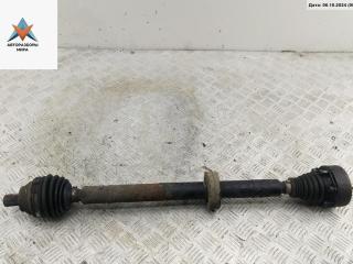 полуось передняя правая (приводной вал, ШРУС) SEAT Altea 1 поколение 2004, 1.6 л., бензин, МКПП, красный, минивэн, 1K0407272JT