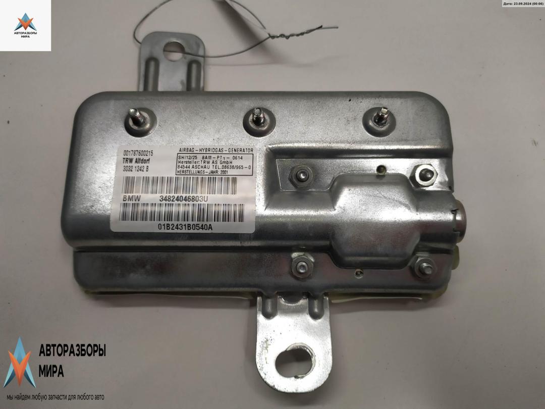 подушка безопасности дверная BMW 7 серия E65/E66/E67 2001, 4.4 л., бензин, АКПП, синий, седан, 72128240468 - фото №1