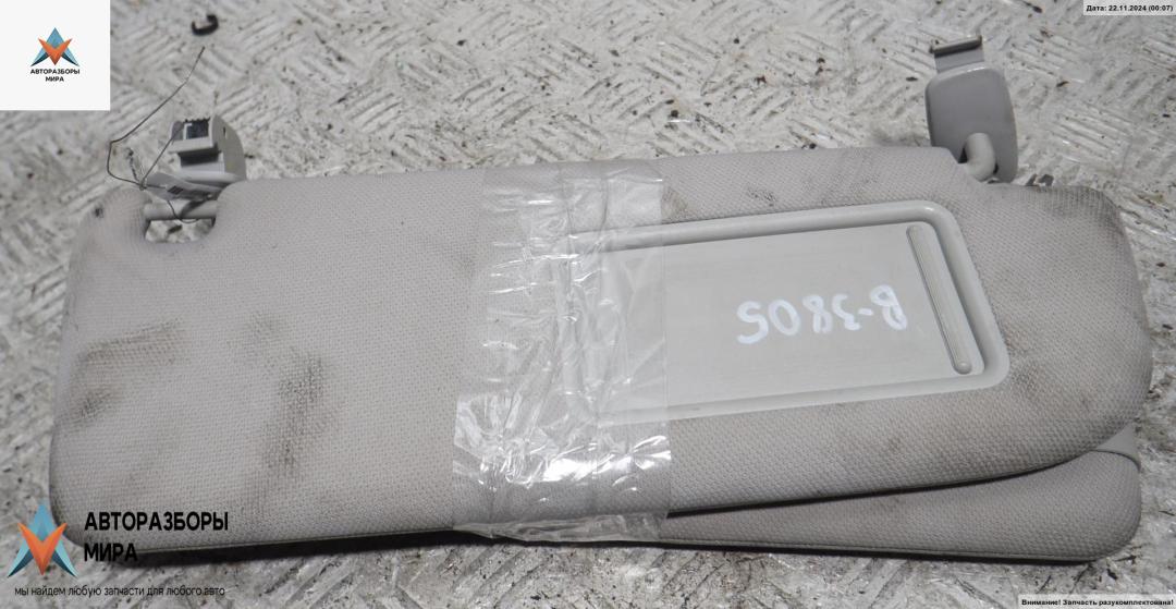 козырек солнцезащитный Audi A6 4F/C6 2004, 3.0 л., дизель, АКПП, чёрный, седан, 4F0857552P - фото №1