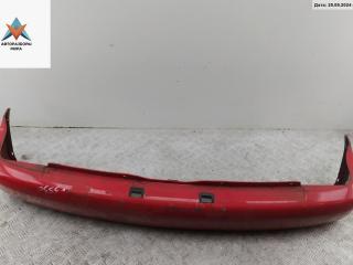 бампер задний Volkswagen Polo 3 поколение 1998, красный, хетчбэк 3 дв.