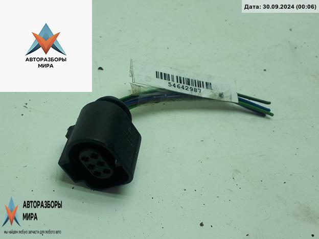 разъем (фишка) проводки Volkswagen Touareg 1 поколение 2003, 4.2 л., бензин, АКПП, синий, внедорожник 5 дв., 1J0973713 - фото №1