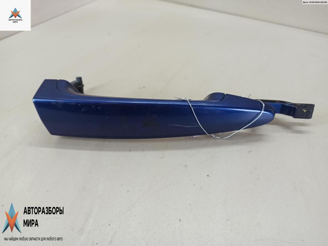 ручка наружная задняя правая BMW 3 серия E90/E91/E92/E93 2006, 2.0 л., дизель, АКПП, синий, универсал - фото №1