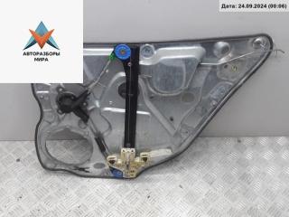 стеклоподъемник задний левый Volkswagen Polo 4 поколение [рестайлинг] 2006, 1.4 л., бензин, МКПП, серый, хетчбэк 5 дв.