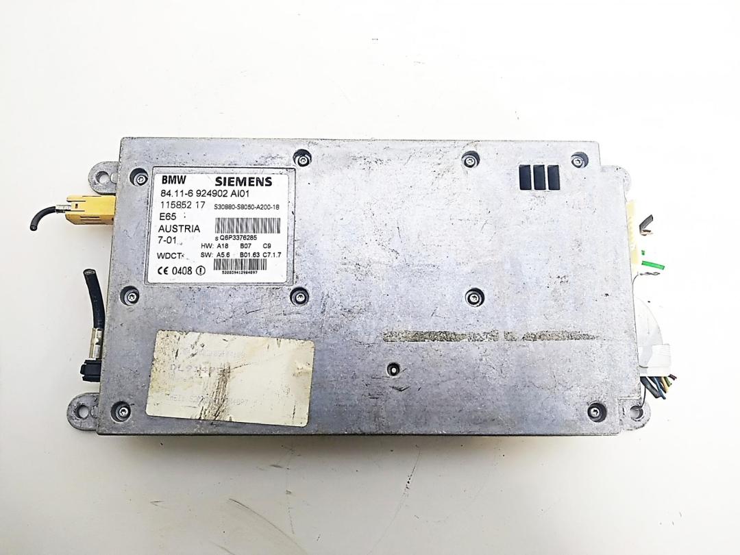блок управления (другие) BMW 7 серия E65/E66/E67 2002, 3.6 л., бензин, АКПП, чёрный, седан, 84116924902 - фото №1