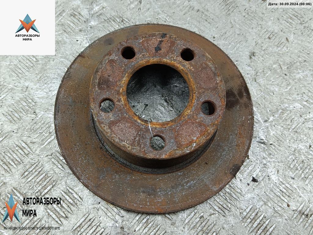 диск тормозной задний Audi A6 4B/C5 1997, 2.8 л., бензин, АКПП, чёрный, седан - фото №1