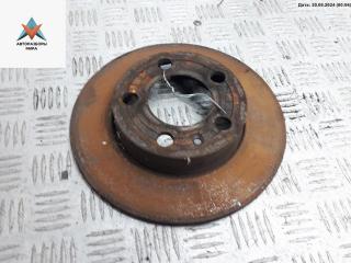 диск тормозной задний Volkswagen Golf 4 поколение 2002, 1.9 л., дизель, МКПП, чёрный, хетчбэк 5 дв.