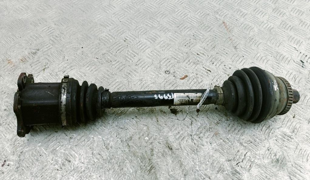 полуось передняя левая (приводной вал, ШРУС) Audi A4 B6 2003, 2.5 л., дизель, АКПП, чёрный, универсал, 8E0907271BE
