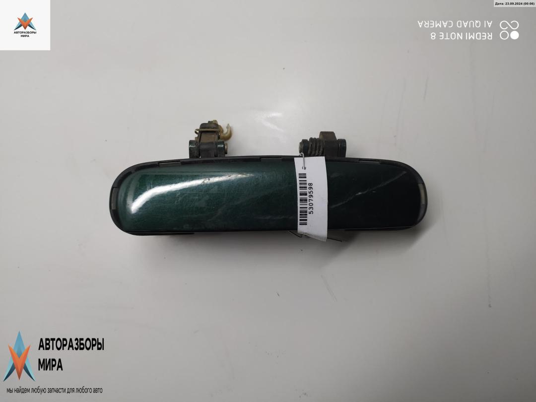 ручка наружная передняя правая Audi A6 4B/C5 1998, 2.8 л., бензин, АКПП, зелёный, универсал - фото №1