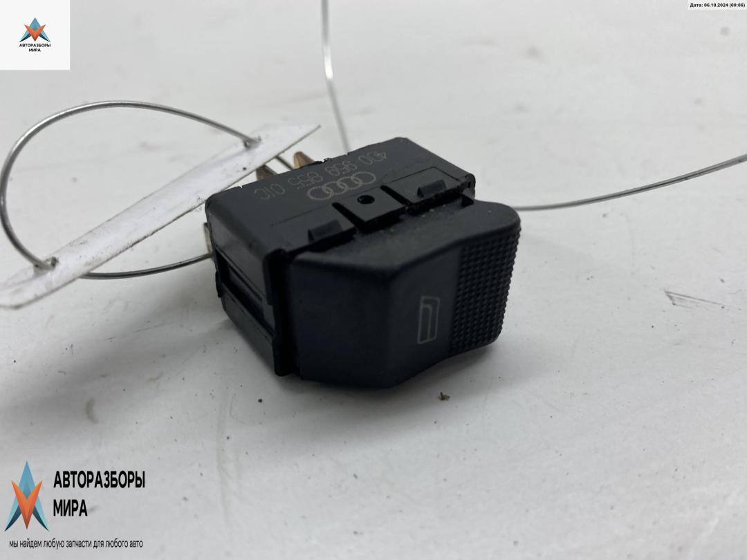 кнопка стеклоподъемника переднего левого Audi A4 B5 1995, 1.8 л., бензин, АКПП, серый, седан, 4D0959855 - фото №1