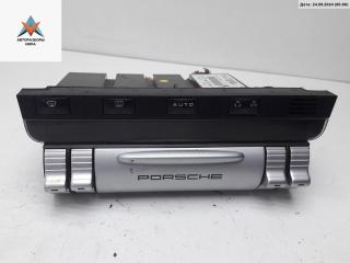 блок управления печки / климат-контроля Porsche Cayenne 955 2003, 4.5 л., бензин, АКПП, чёрный, внедорожник 5 дв., 7L5907040AF