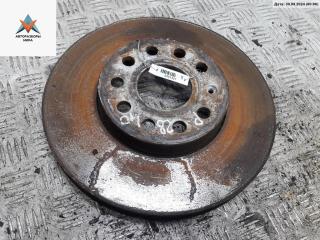 диск тормозной передний Volkswagen Touran 1 поколение 2004, 1.6 л., бензин, МКПП, синий, минивэн