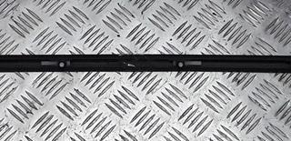 Накладка на порог наружная левая Volkswagen Phaeton 1 поколение 2007, серый, седан