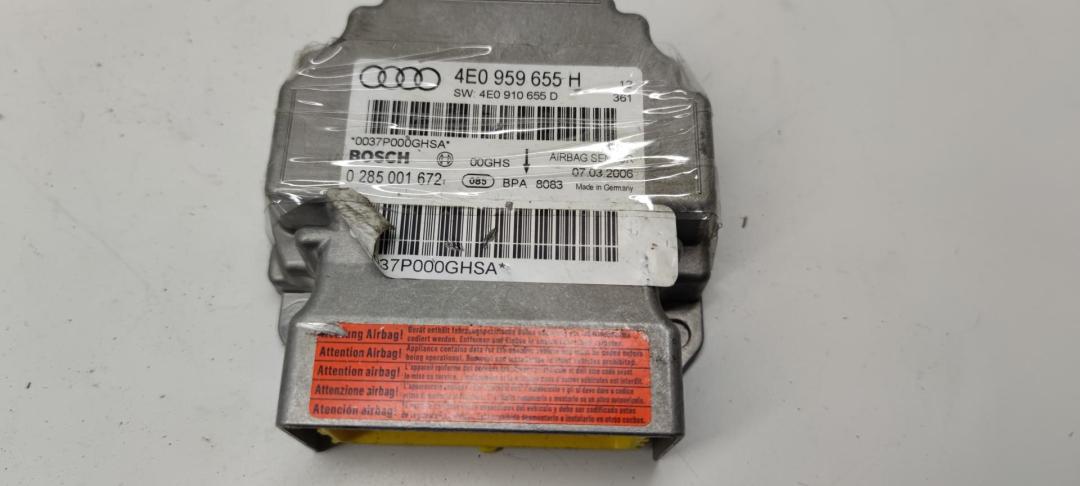 блок AirBag Audi A8 D3 2006, 3.0 л., дизель, АКПП, чёрный, седан, 4E0959655H