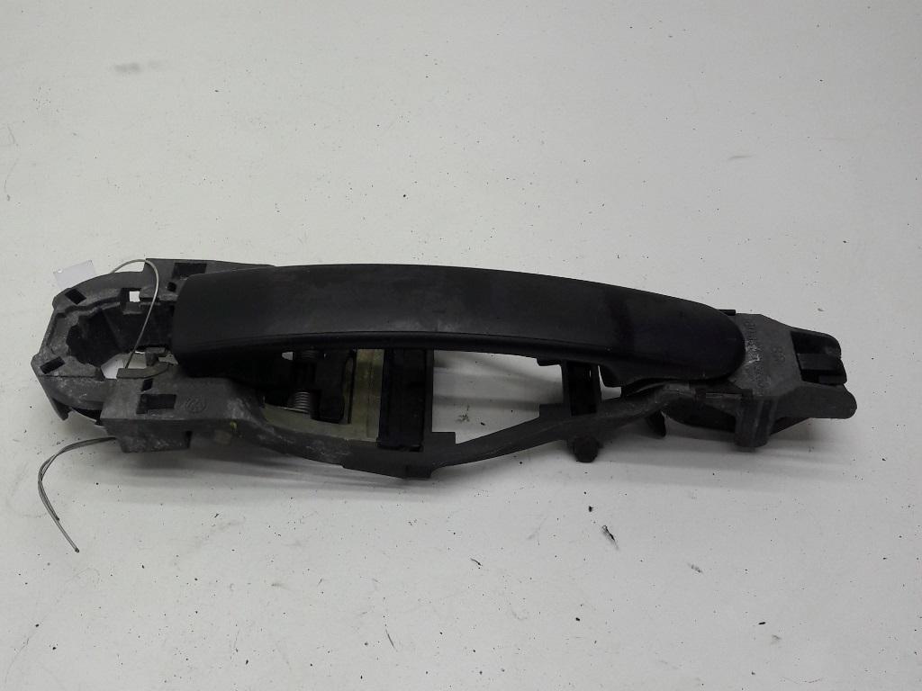ручка наружная передняя правая Volkswagen Fox 2005, 1.2 л., бензин, МКПП, серый, хетчбэк 3 дв., 3B0837207F, 3B0837207, 6Q0837886A