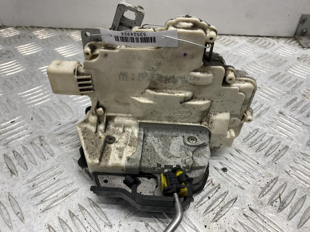 замок двери задней левой Audi A4 B7 2005, 2.0 л., TFSI, бензин, МКПП, синий, седан
