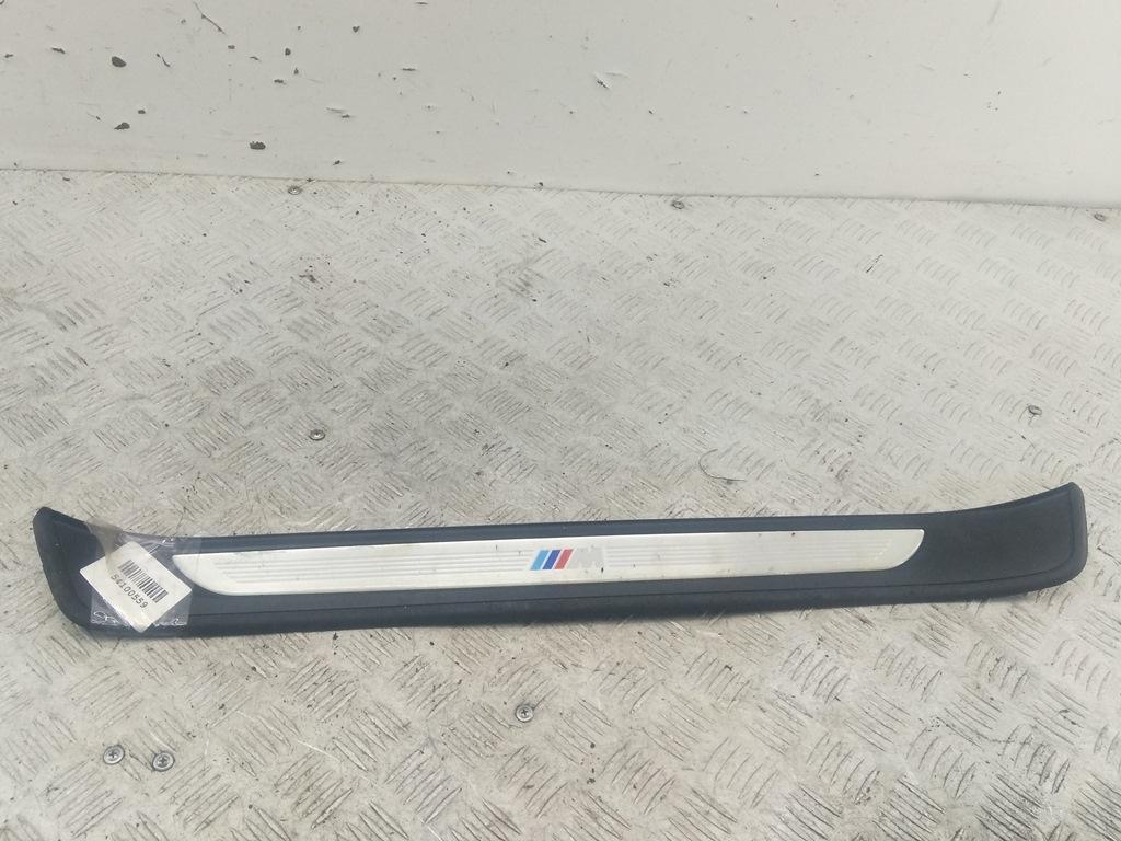 Накладка на порог внутренняя (салона) BMW 3 E90/E91/E92/E93 2008, 2.0 л., дизель, МКПП, чёрный, универсал, 7907151, 7907153, 7906897