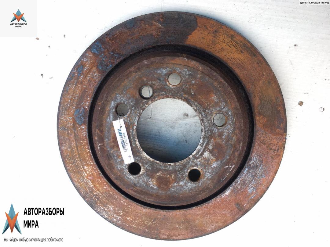 диск тормозной задний BMW 5 серия E39 1999, 2.5 л., бензин, АКПП, серый, седан - фото №1