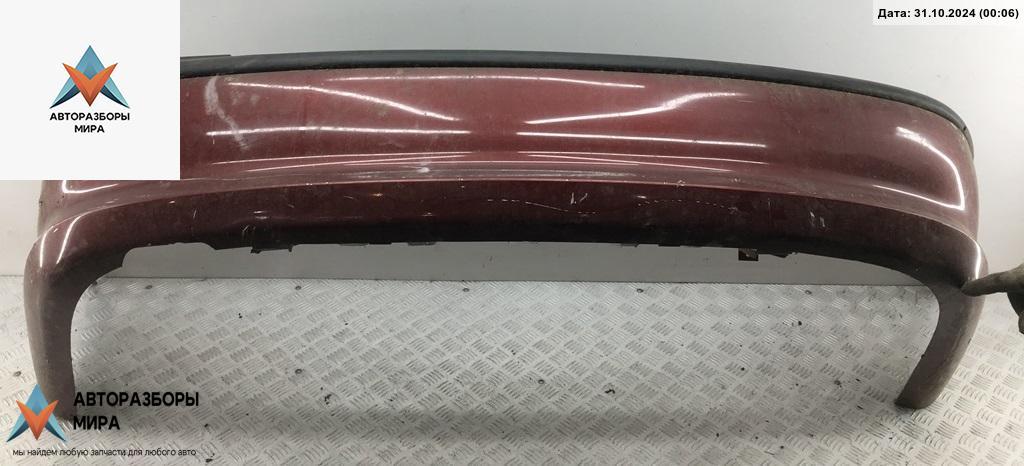 бампер задний Opel Vectra B 1996, красный, седан - фото №1