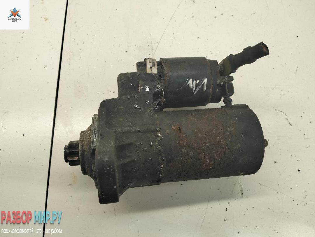 стартер Skoda Octavia mk1 (A4 1U) 1999, 1.6 л., бензин, МКПП, синий, хетчбэк 5 дв., 020911023H - фото №1