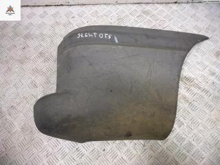 клык бампера задний правый Fiat Doblo 1 поколение 2002, 1.9 л., дизель, МКПП, белый, фургон