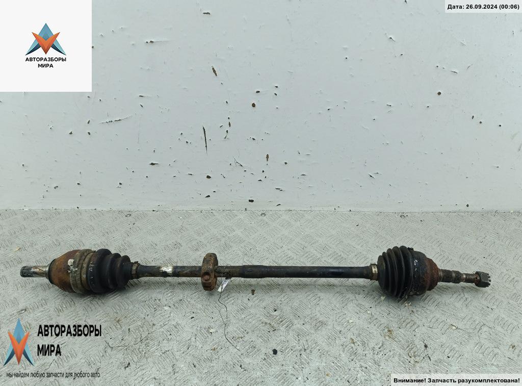 полуось передняя правая (приводной вал, ШРУС) Opel Astra G 1998, 1.8 л., бензин, МКПП, зелёный, универсал - фото №1