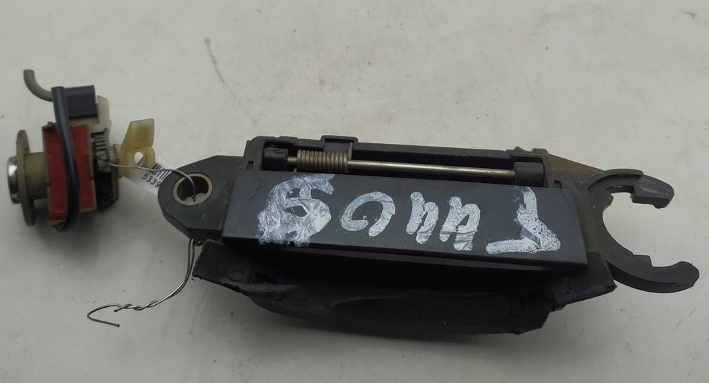 ручка наружная передняя левая Audi A4 B5 1995, 1.8 л., бензин, МКПП, серый, седан - фото №1
