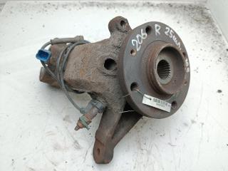 ступица передняя правая Peugeot 206 1 поколение [рестайлинг] 2003, 1.6 л., бензин, МКПП, серый, хетчбэк 3 дв., 9652875680