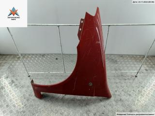 крыло переднее левое Fiat Punto 2 поколение [рестайлинг] 2004, 1.2 л., бензин, МКПП, красный, хетчбэк 3 дв.