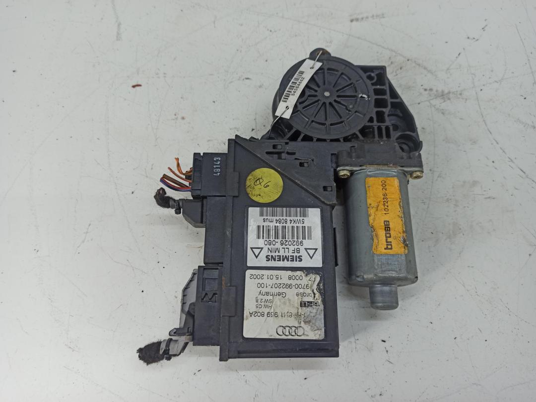 моторчик стеклоподъемника передний правый Audi A4 B6 2002, 2.4 л., бензин, МКПП, синий, кабриолет, 8H1959802B