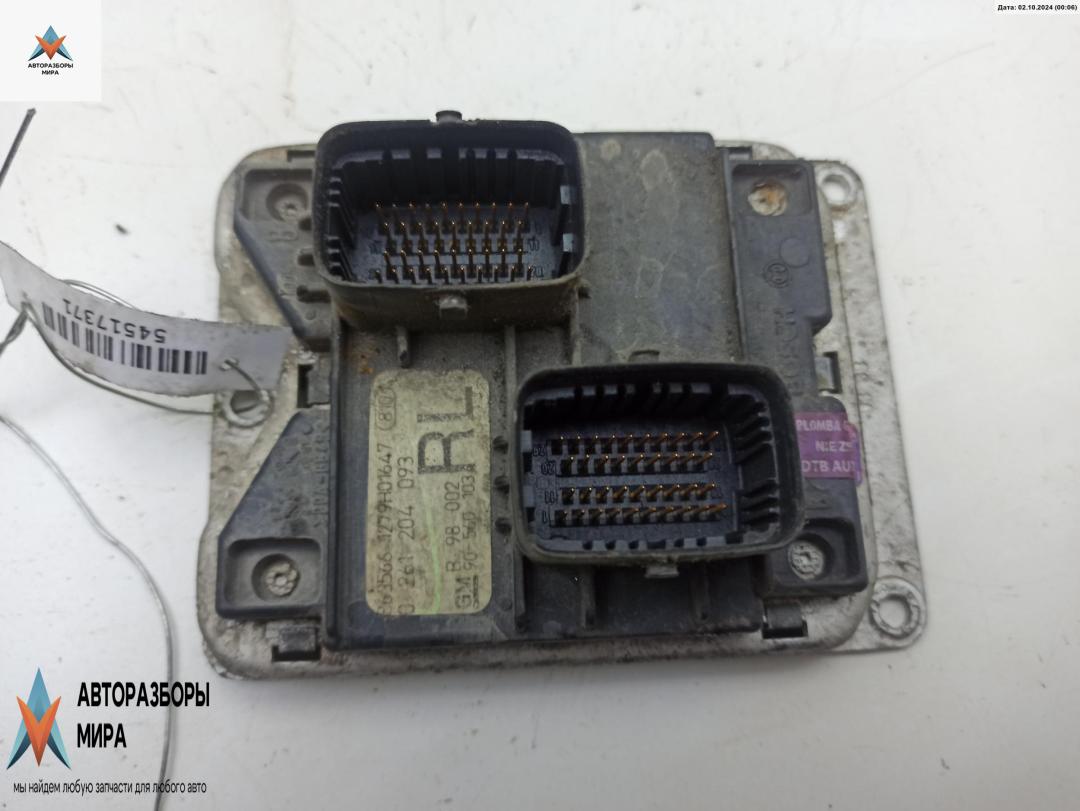 ЭБУ Opel Astra G 1998, 1.2 л., бензин, МКПП, серый, хетчбэк 5 дв., 0261204093 - фото №1