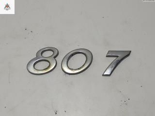 эмблема Peugeot 807 1 поколение 2003, 2.0 л., бензин, МКПП, серый, минивэн, 807