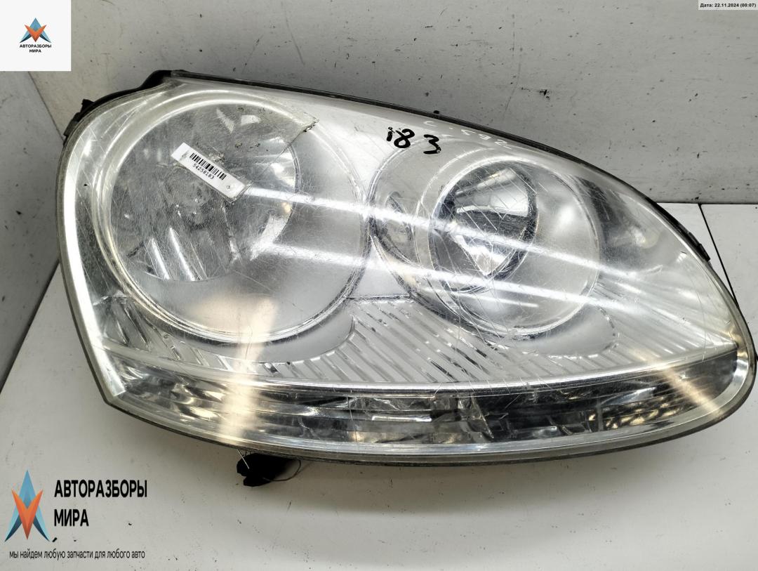 фара правая Volkswagen Golf 5 поколение 2004, 1.4 л., бензин, МКПП, серый, хетчбэк 3 дв., TYC - фото №1