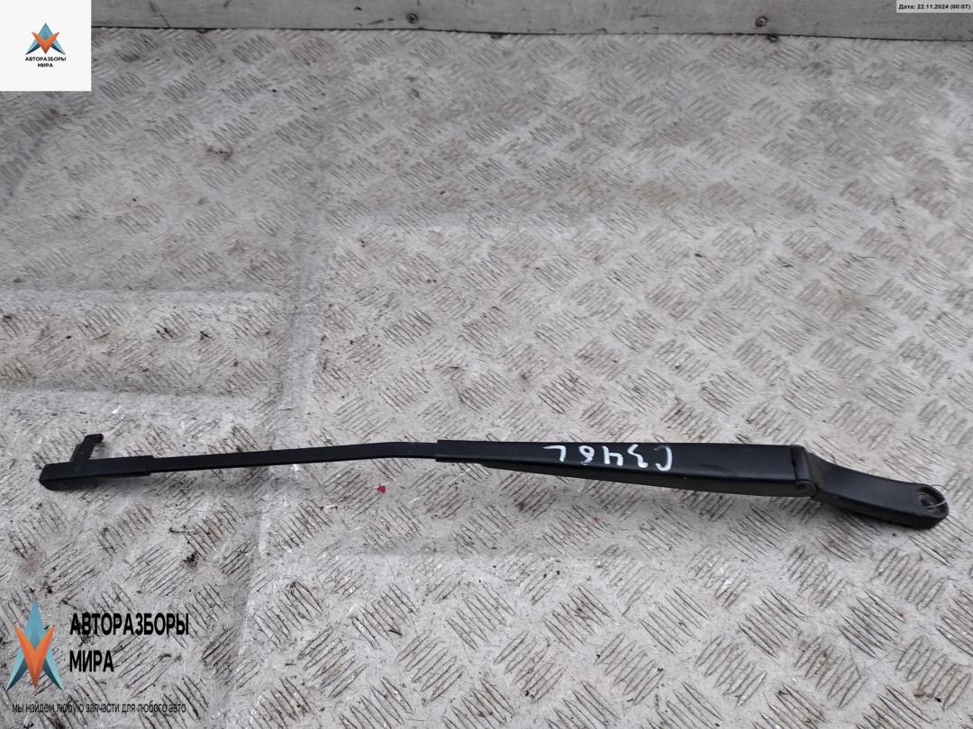 Щеткодержатель (поводок стеклоочистителя) передний Volkswagen Touran 1 поколение 2005, 1.9 л., дизель, МКПП, чёрный, минивэн, 1T0955409A - фото №1