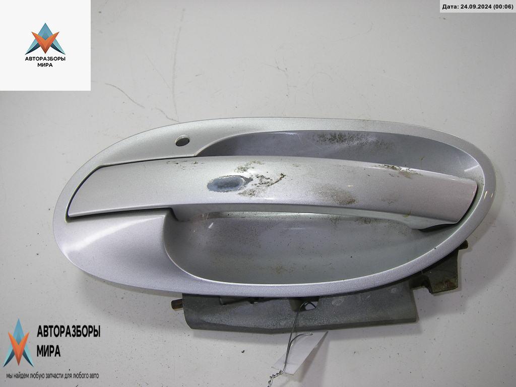 ручка наружная задняя левая BMW 7 серия E65/E66/E67 2001, 3.6 л., бензин, АКПП, серый, седан - фото №1