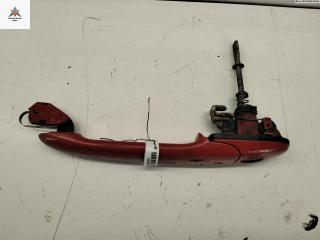 ручка наружная передняя правая Volkswagen Polo 3 поколение 1995, 1.6 л., бензин, МКПП, красный, седан